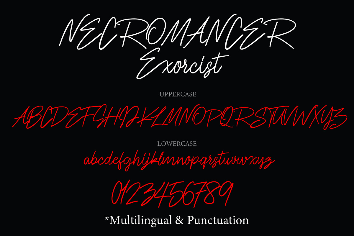 Necromancer Exorcist, a Blackletter Font by BBtypeStudios (Photo 9 of 9)