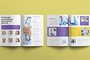 Digital Medical Magazine Template