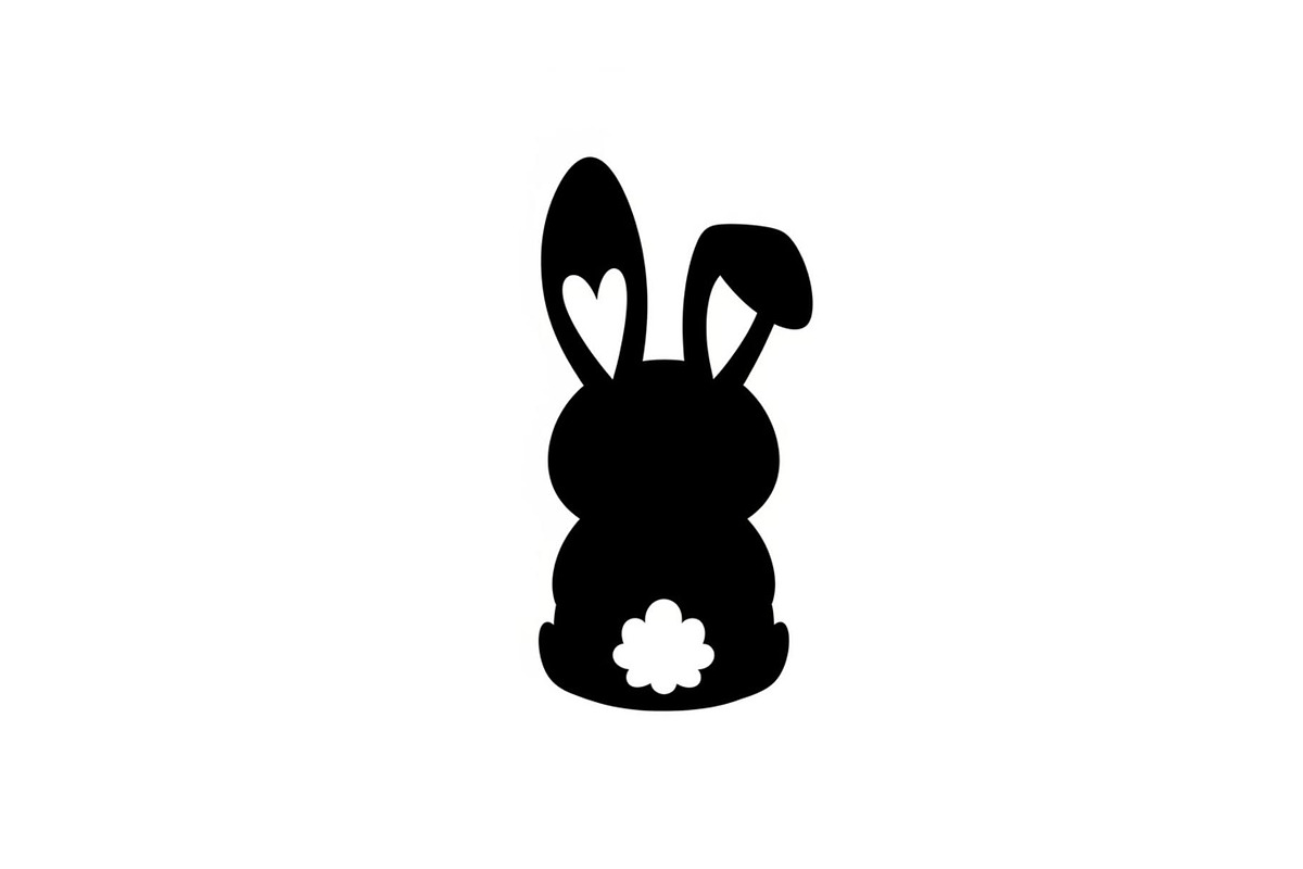 Cute Bunny Love Silhouette Icons, an Illustration by Creativeshirt (Photo 39 of 51)