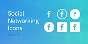 Social Networking Icons, a Symbol Font by Matt Grey Design (Thumbnail 1 of 5)