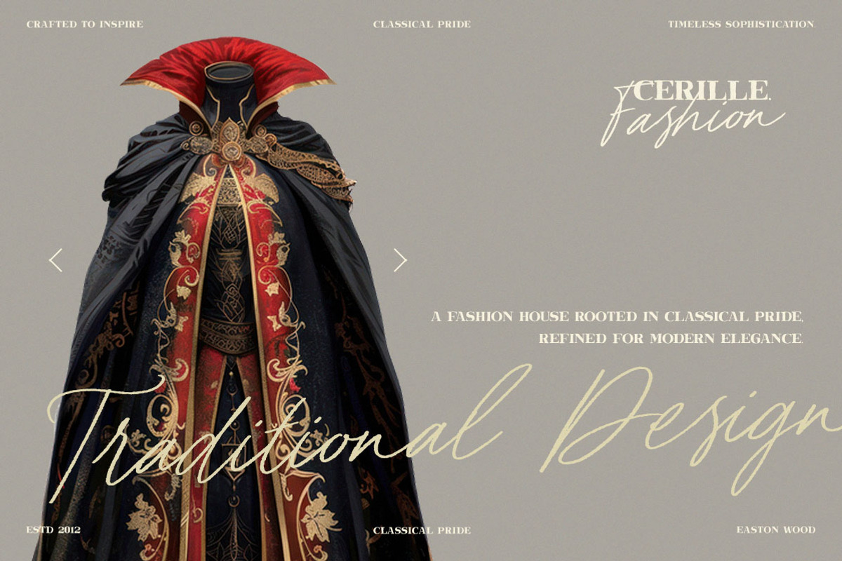 Classical Pride Timeless Beauty Font, a Script Font by Letterhend Studio (Photo 5 of 11)