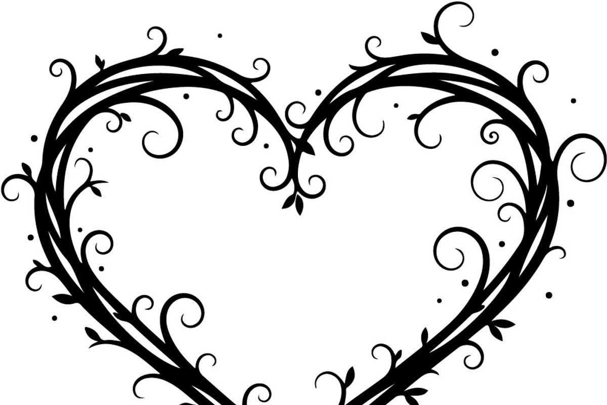 Decorative Heart Silhouette Bundle, an Illustration by Designs_River (Photo 36 of 45)