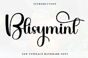 Blisymint, a Handwritten Font by FreshTypeINK (Thumbnail 1 of 8)