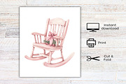Watercolor Grandmillennial Christmas, an Illustration by Canvas Craft (Thumbnail 8 of 8)