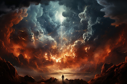 God in the clouds, a Photo by Pictures for you!!!!!!!!!