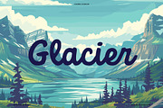 Outdoor Script | National Park Font, a Script Font by Vicarel Studios (Thumbnail 14 of 27)
