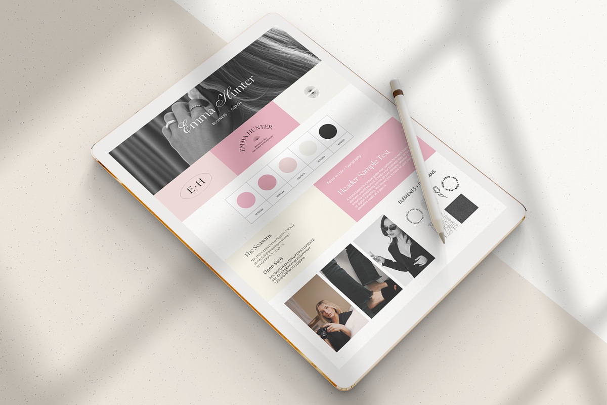 Coach Brand Board, a Branding & Logo Template by Creatif Foundry (Photo 6 of 6)