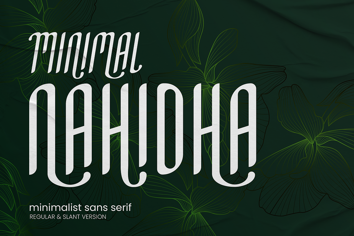 Minimal Nahidha – Minimalist Sans, a Sans Serif Font by Attype (Photo 1 of 11)