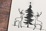 Retro Christmas design elements, an Illustration by 1baranov (Thumbnail 3 of 4)