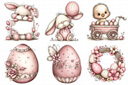 Whimsical Easter Clipart, an Illustration by Daily.Designs (Thumbnail 5 of 7)