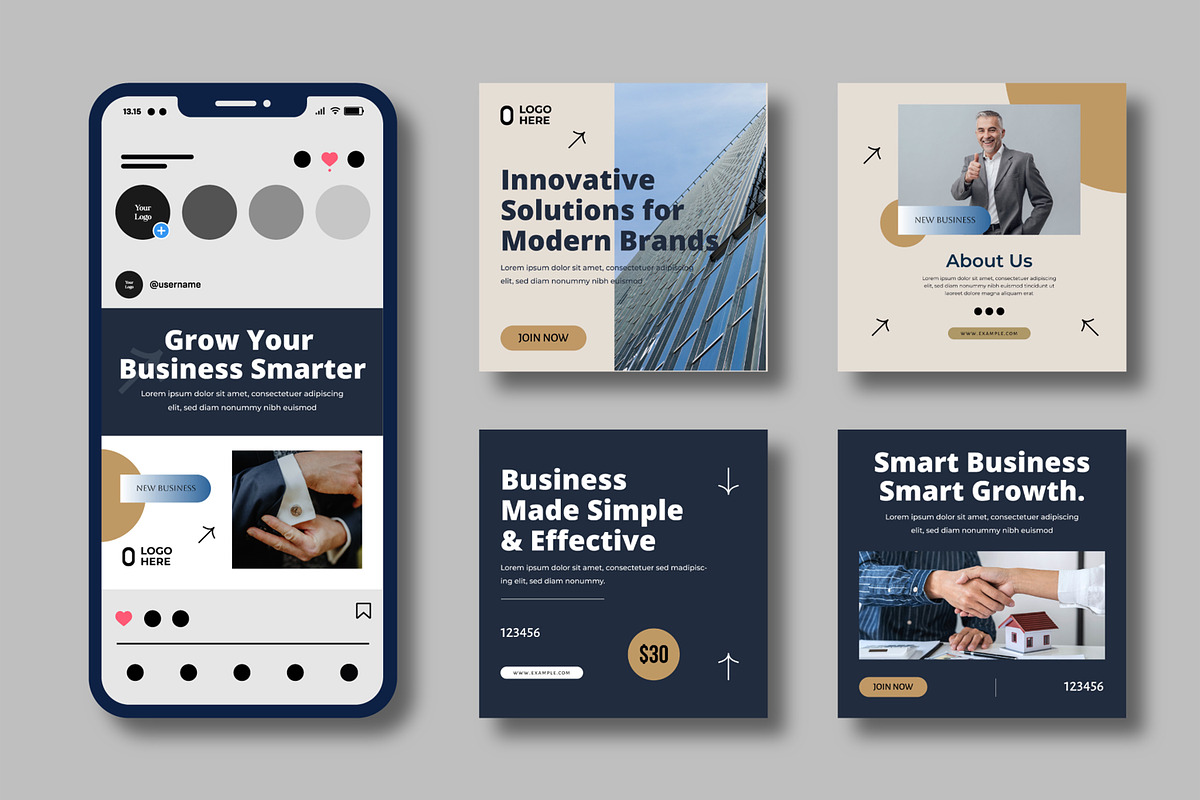 Corporate Business Social Media Post preview 2