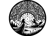 Black Laser Cut Bundle, an Object Graphic by abu67222 (Thumbnail 8 of 13)