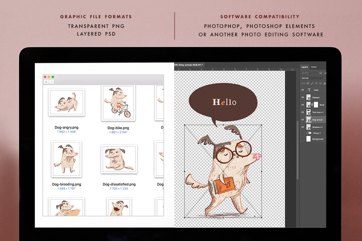 One Dog Story • Character set, an Illustration by Yeticrab (Photo 10 of 12)