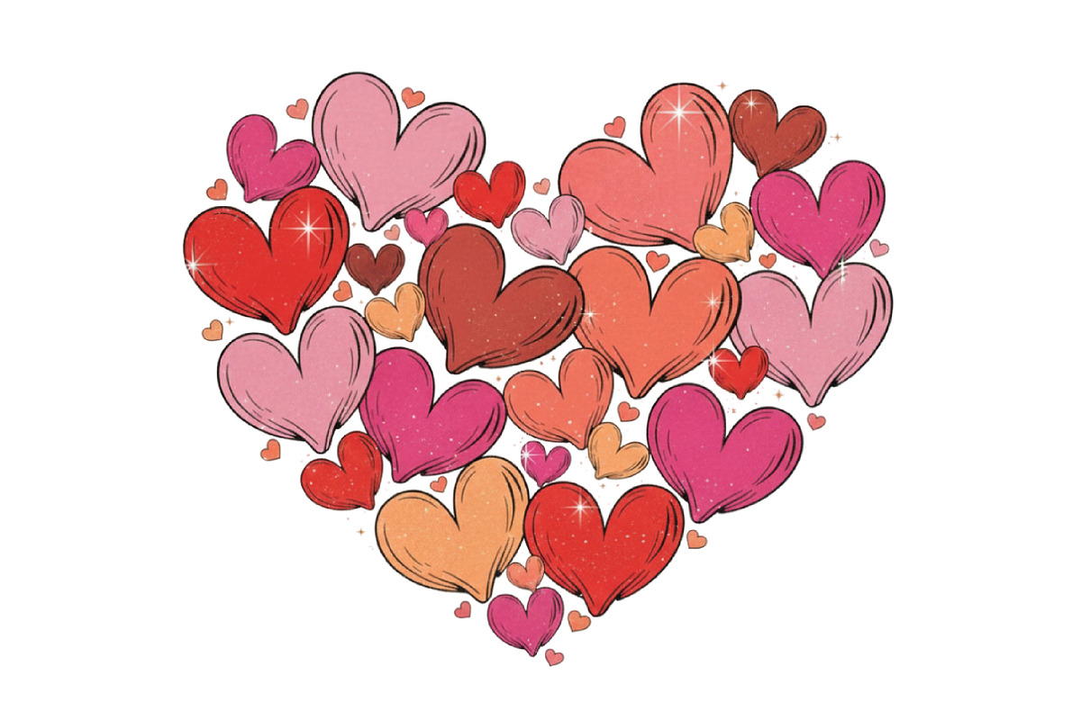 Valentine Heart Brushstroke Png,, an Illustration by Designking (Photo 3 of 6)