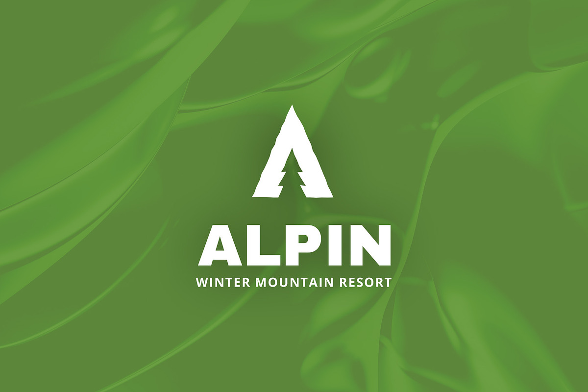 Alpin Letter A Fir Tree Logo, a Branding & Logo Template by Tovarkovdesign (Photo 6 of 6)