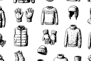 Vintage Winter Clothing Collection, an Object Graphic by RT Studio (Thumbnail 4 of 4)