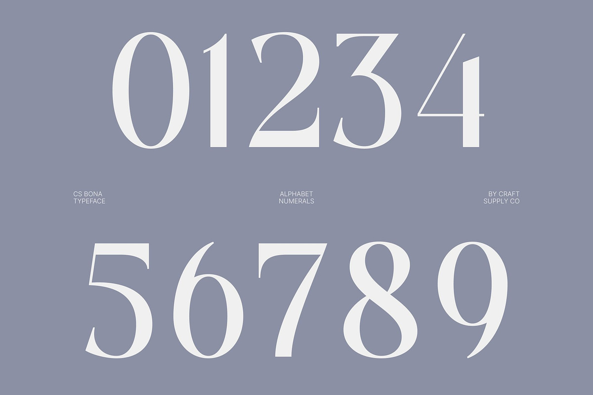 CS Bona – Modern Sans Serif, a Sans Serif Font by Craft Supply Co. (Photo 6 of 8)