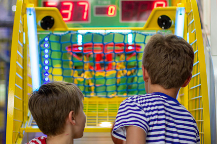 Entertainment center and children's