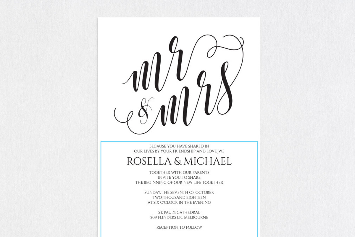 Invitation Template SHR432, an Invitation Template by Shafura_Wedding (Photo 4 of 5)