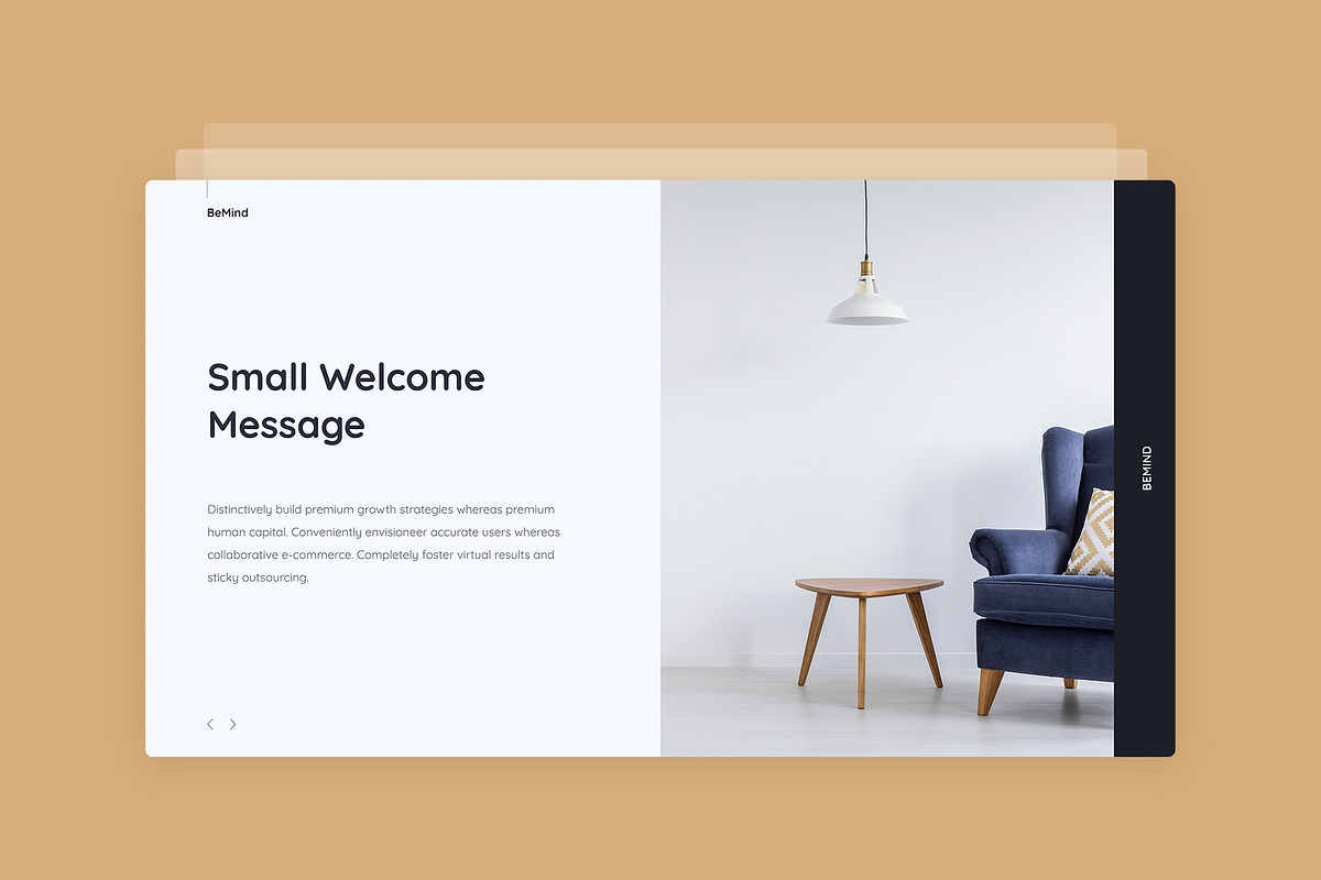 BeMind - Minimal & Creative Template, a Presentation Template by UDEA Store (Photo 2 of 18)