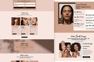 Wix Beauty Website Template