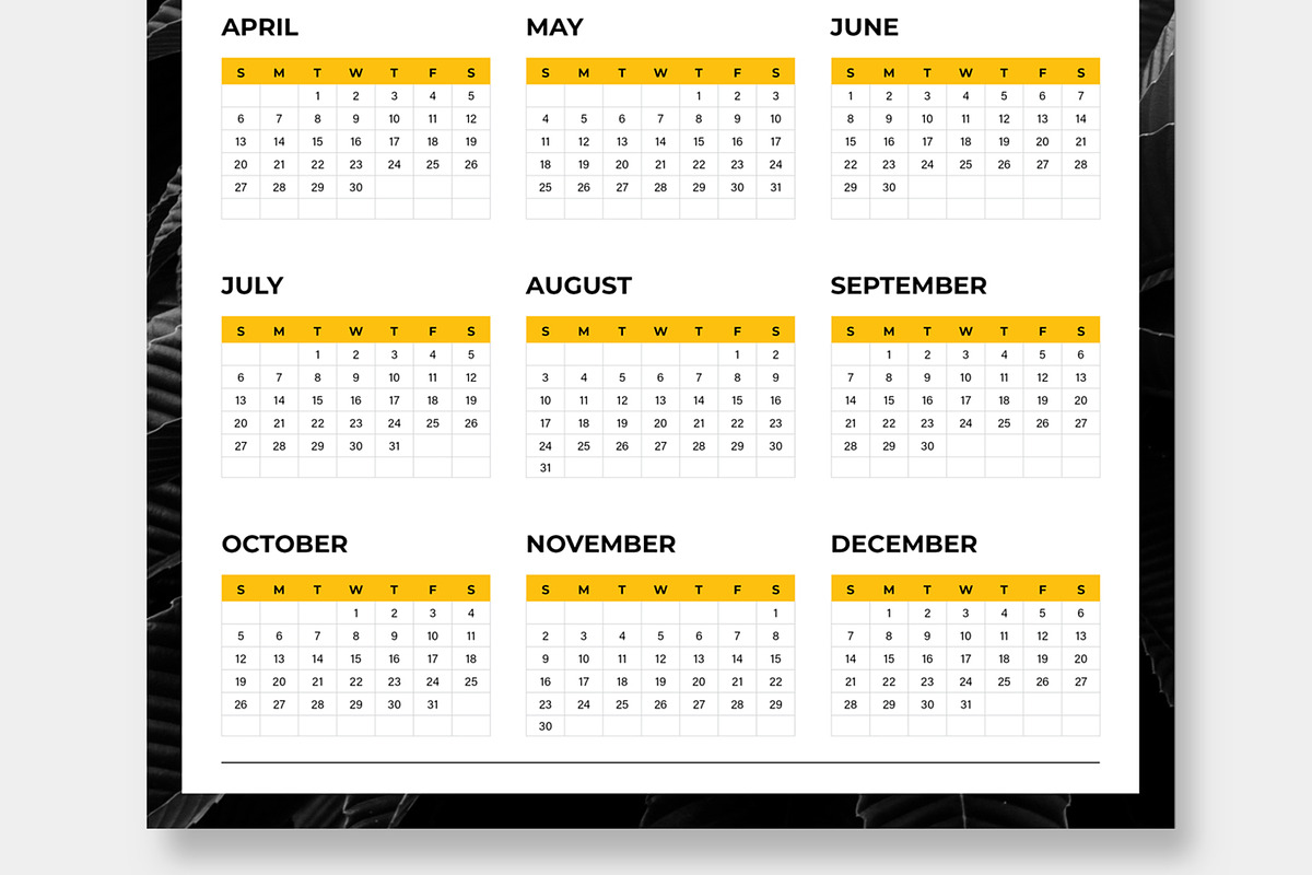 Calendar 2025 Layout, a Stationery Template by ContestDesign (Photo 3 of 3)