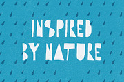 Hippo in the Woods - Organic Font, a Sans Serif Font by Vitek Graphic (Thumbnail 2 of 5)