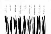 Dry Lettering Brushes. Procreate, a Brush Add-On by Diacritics (Thumbnail 3 of 9)
