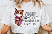 Funny Cat Sarcastic Sassy PNG, an Illustration by SinaCreation (Thumbnail 10 of 20)