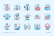 Circus Performer Illustrations, a Person Illustration by Creative Stall (Thumbnail 7 of 8)