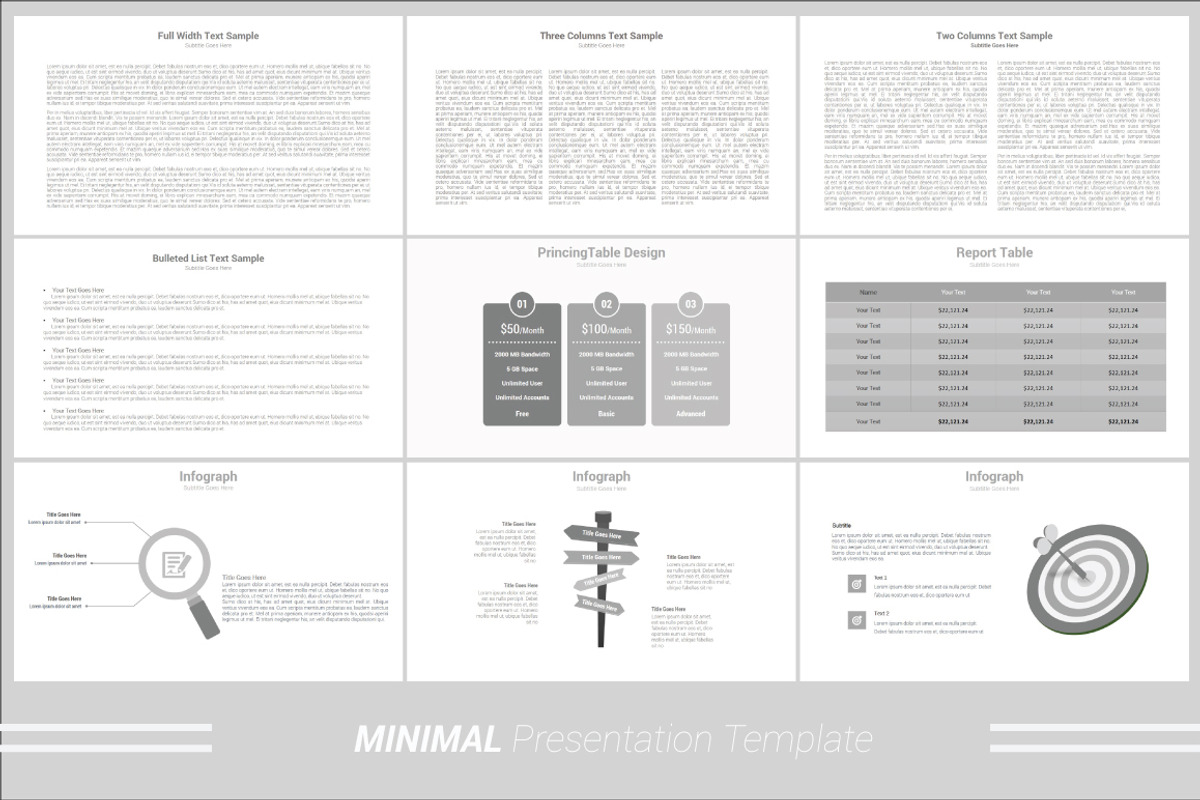 Minimal Powerpoint Template, a Presentation Template by Presentation Official (Photo 8 of 11)