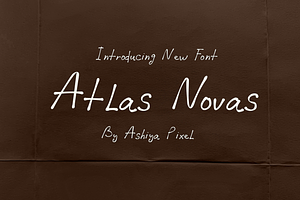 Atlas Novas Modern Handwriting Font