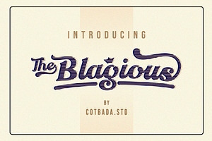 The Blagious Bold Script