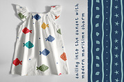 Nautical Fish Playful Collection, a Pattern Graphic by Naty Art (Thumbnail 4 of 12)