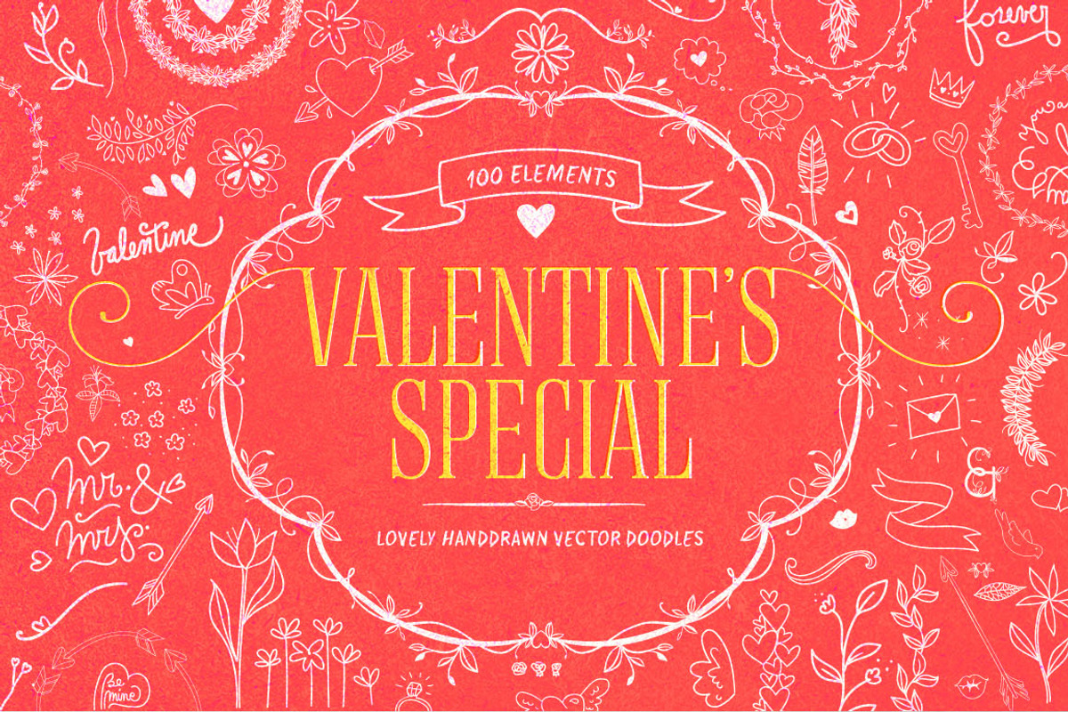 Valentine's Special Vector Objects, an Object Graphic by MaGo (Photo 1 of 5)