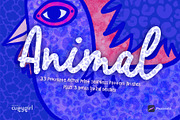 Animal Print Pattern brushes, a Brush Add-On by cugypress (Thumbnail 1 of 7)
