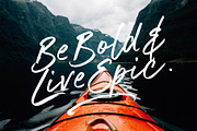 South Coast Brush Font, a Script Font by Sam Parrett (Thumbnail 2 of 8)