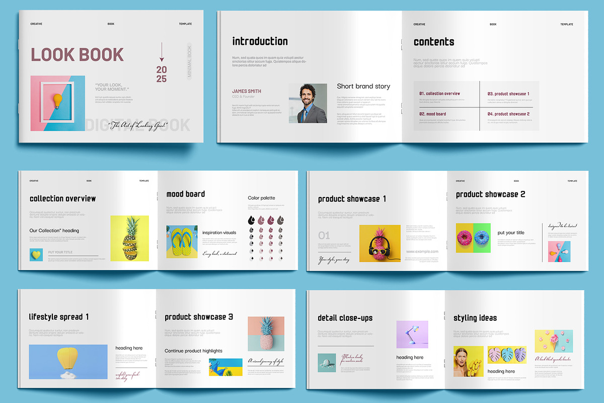 Lookbook Design for Apparel, a Brochure Template by MightyDesign (Photo 1 of 9)
