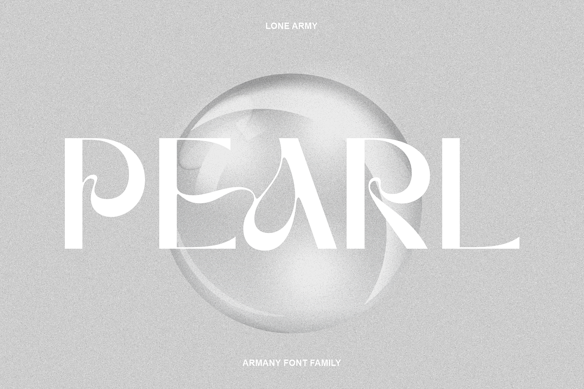 Armany - Display Font Family, a Sans Serif Font by LoneArmy (Photo 4 of 16)
