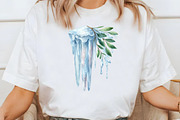 Watercolor Winter Ice Clipart, an Illustration by Libby Wishes (Thumbnail 6 of 7)