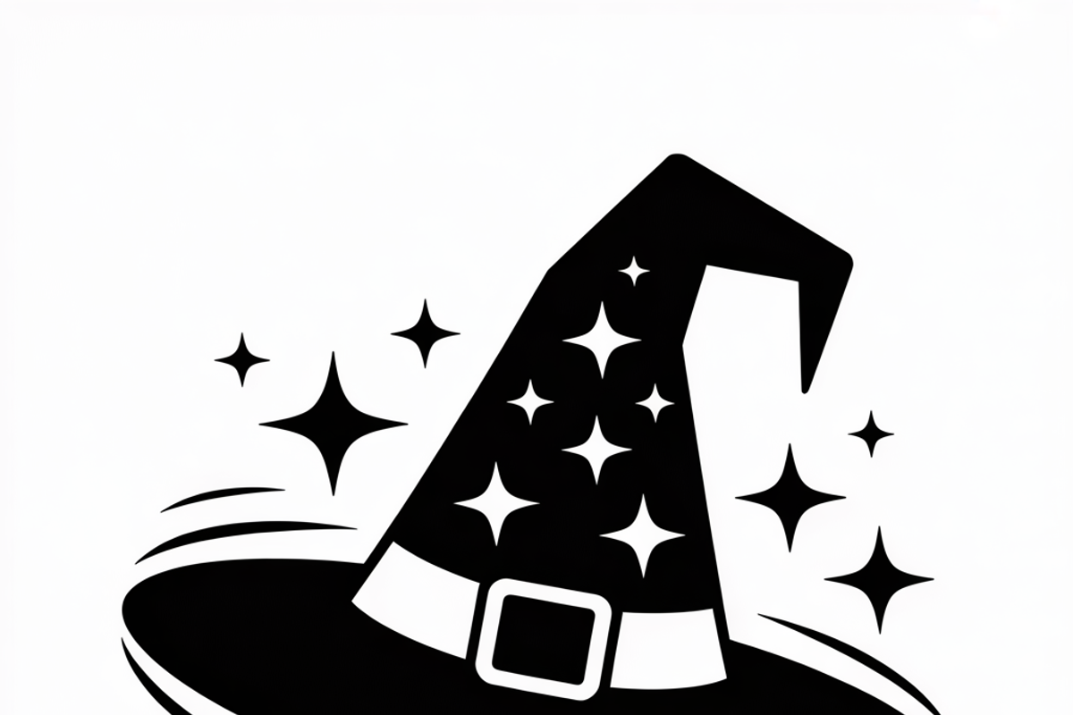 Halloween witch hat designed, an Illustration by Amazin_art (Photo 11 of 21)