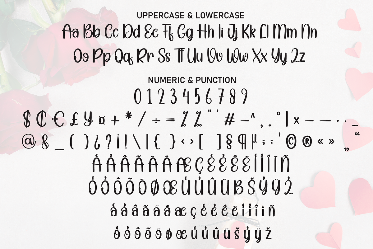 Romantic Comedy | Script Font, a Handwritten Font by Scratchones (Photo 7 of 8)
