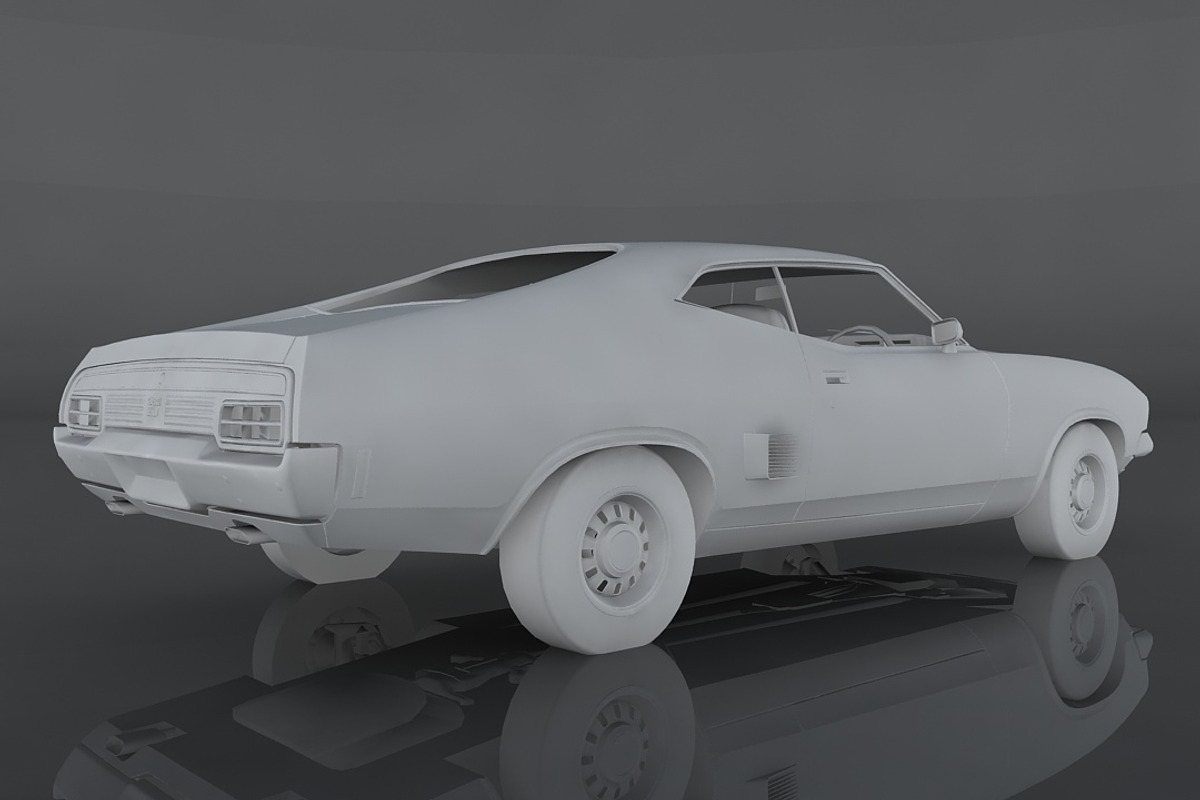 Ford XB Falcon GT, a Cars & Vehicle 3D Model by valtriiu (Photo 9 of 12)