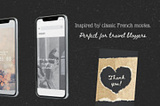 French traveler Canva templates, a Social Media Template by Visual Animal (Thumbnail 11 of 11)