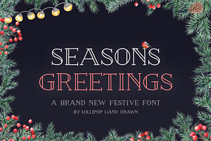 Seasons Greetings Font