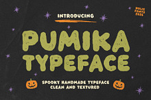 Pumika Playful Horror Typeface