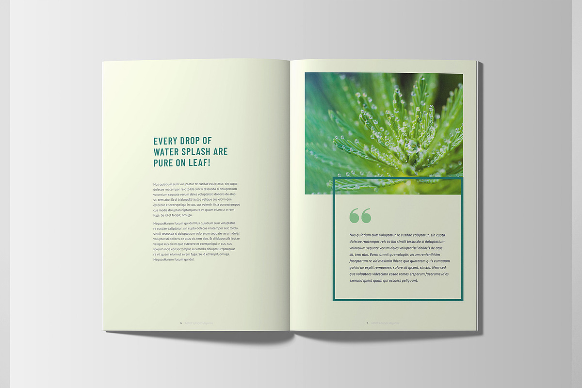 Botanical Lookbook Magazine, a Magazine Template by Layout Design (Photo 3 of 11)