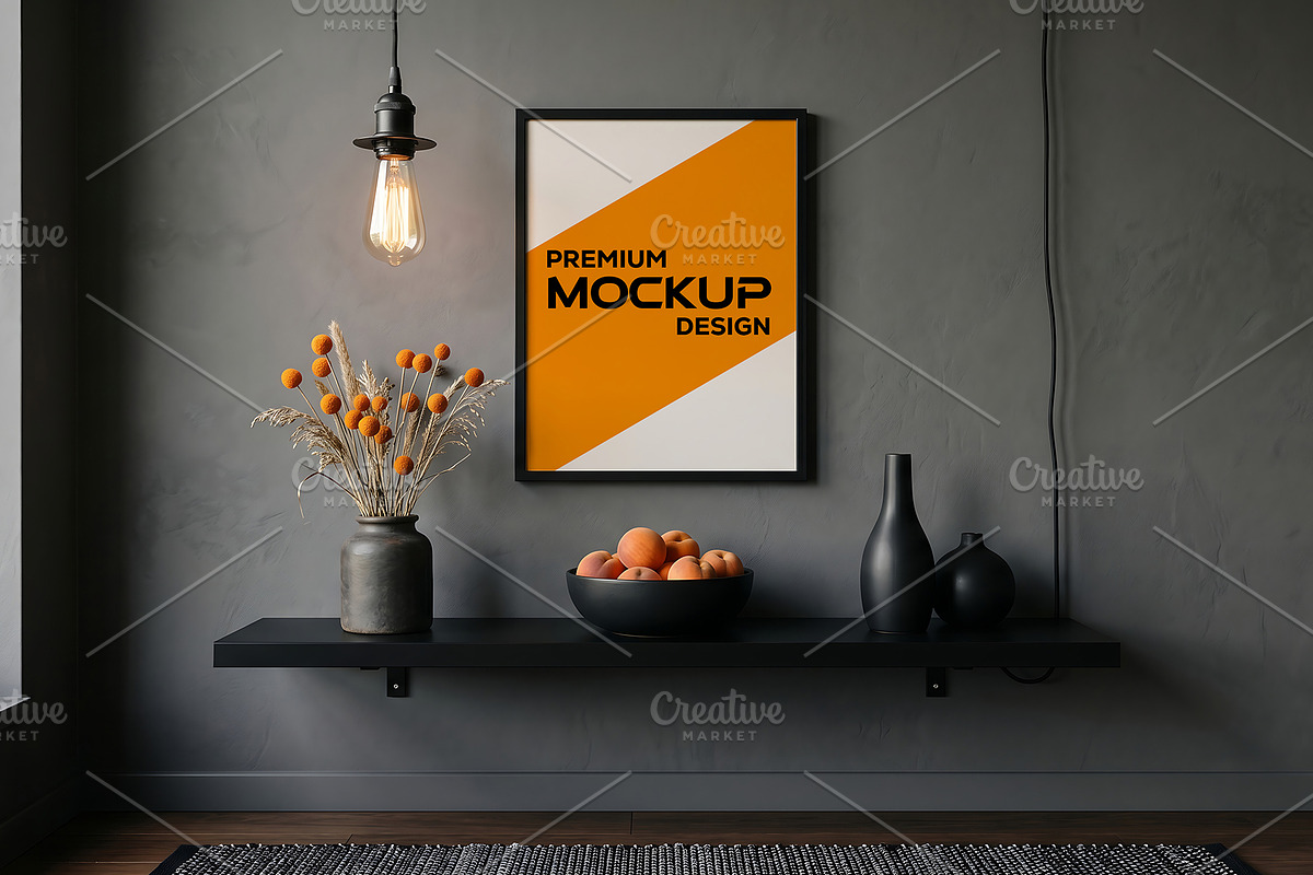 Premium Picture Frame PSD Mockup Set, a Household Mockup by AKASH-DESIGNS (Photo 4 of 5)