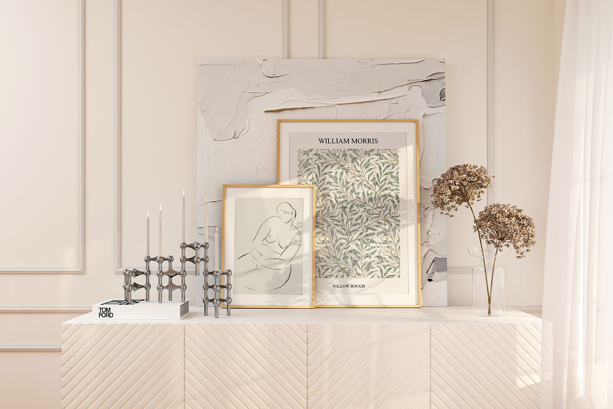 JAPANDI Minimalist Frame Mockup, a Household Mockup by Muse Mockups (Photo 6 of 20)