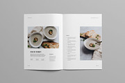 Minimal Cookbook/Recipes Book, a Brochure Template by Meenom Templates (Thumbnail 12 of 14)